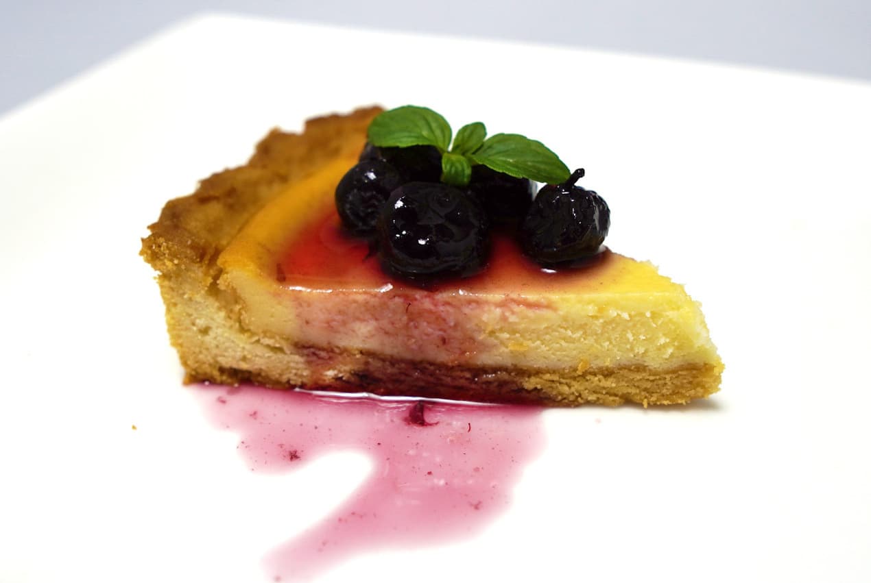 チーズケーキに。